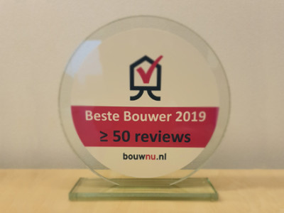 Dit zijn de genomineerden: Beste Bouwers 2019 (>50 reviews)