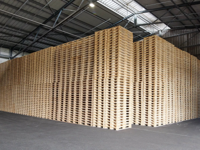 Betrouwbare pallets voor zware ladingen in de bouw
