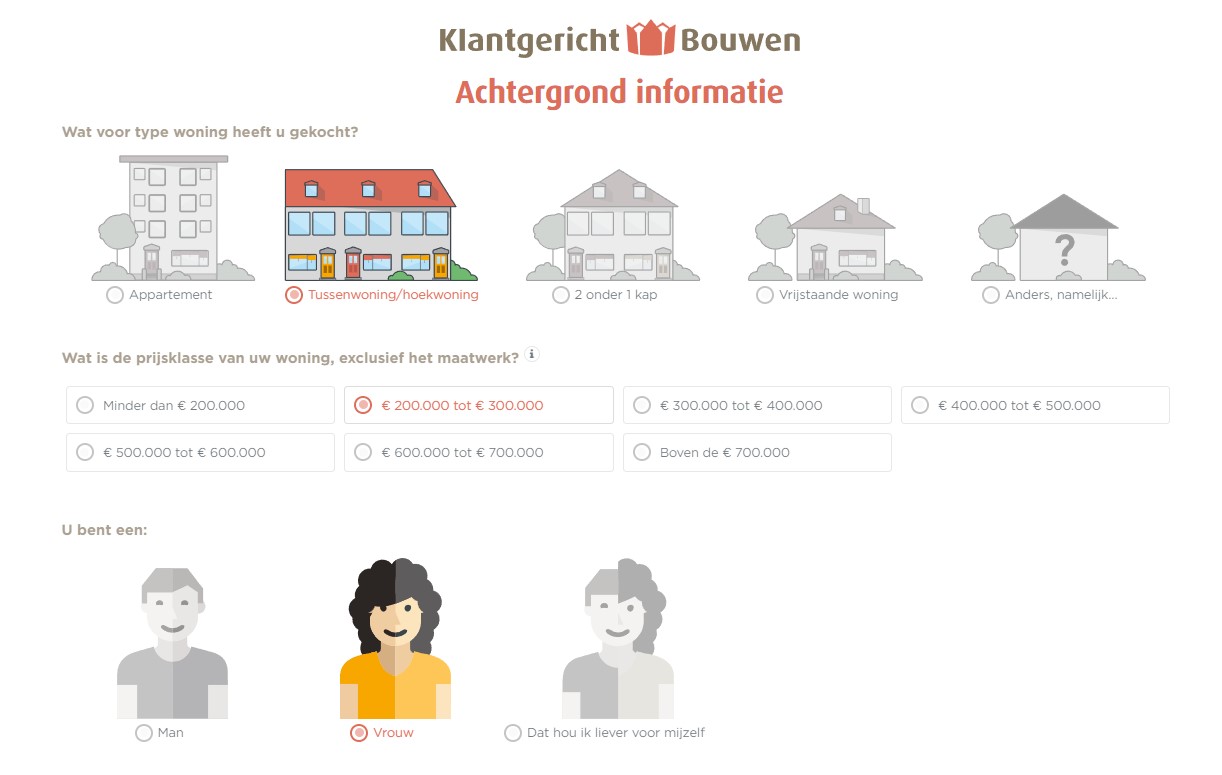 Persoonlijke informatie kopersonderzoek