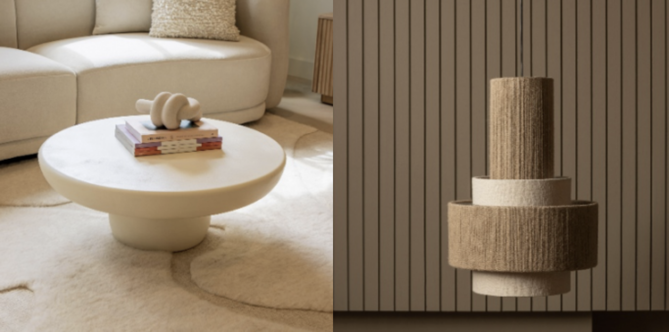 salontafel + hanglamp